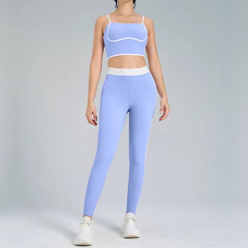 1/2PCS Women Tracksuit Yoga Set Gym Set Bra Sports anti Shorts Skirt Workout Sportswear Running Gym Wear Athletic Suits