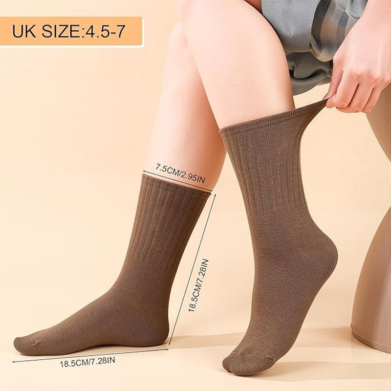 6 Pairs of Socks Women’S Cotton Ankle Crew Socks UK 4.5-7 Running & Casual Wear