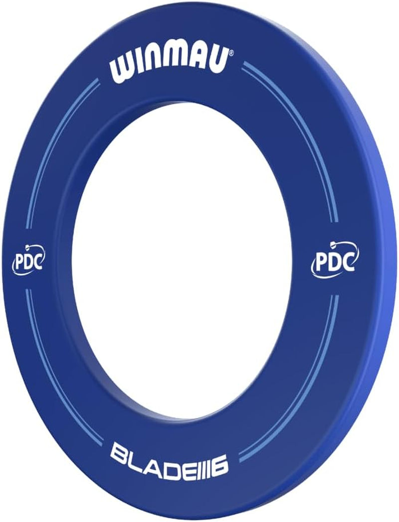 PDC Printed Dart Board Surround Ring - Blue - Durable Backboard Wall Protector for Dartboards - Professional Darts Accessories