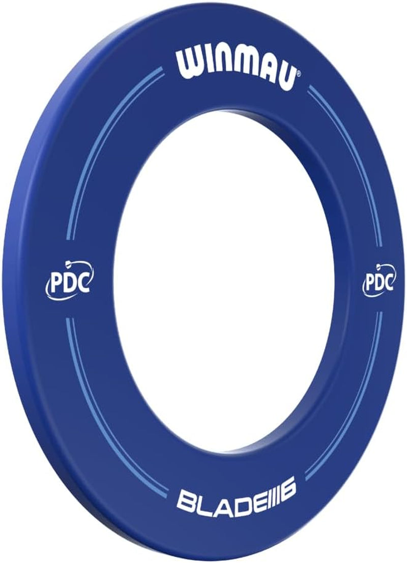 PDC Printed Dart Board Surround Ring - Blue - Durable Backboard Wall Protector for Dartboards - Professional Darts Accessories