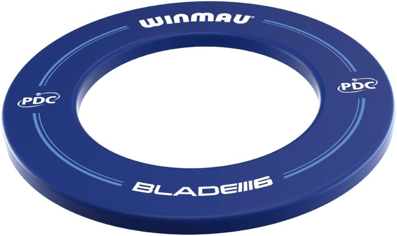 PDC Printed Dart Board Surround Ring - Blue - Durable Backboard Wall Protector for Dartboards - Professional Darts Accessories