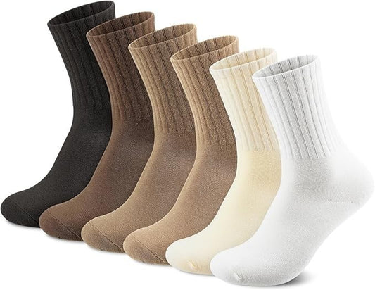 6 Pairs of Socks Women’S Cotton Ankle Crew Socks UK 4.5-7 Running & Casual Wear